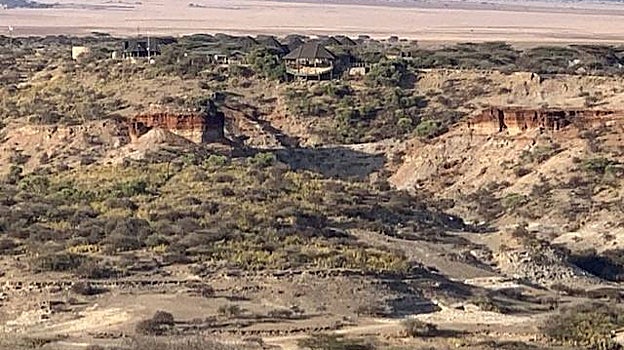 Vista general de la garganta de Olduvai, considerada la cuna de la humanidad y donde trabaja el equipo del IDEA