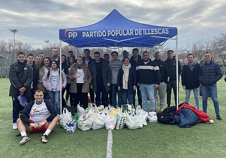 NNGG Illescas recauda 900 kilos de alimentos que donará a Cáritas