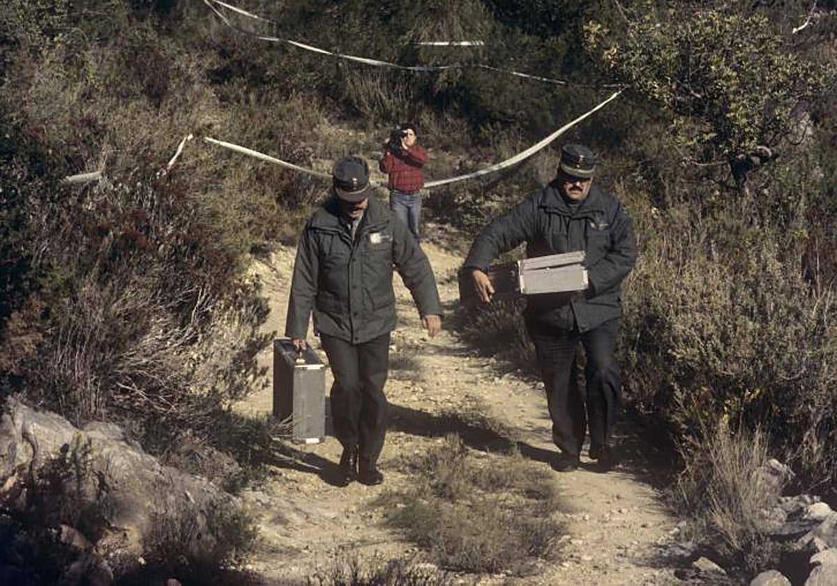 Imagen de archivo del paraje natural donde fueron hallados los cuerpos de las niñas de Alcàsser en 1993