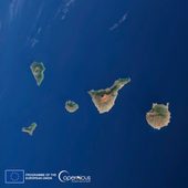 Canarias como nunca: el satélite Sentinel capta una impresionante vista de las islas desde el espacio