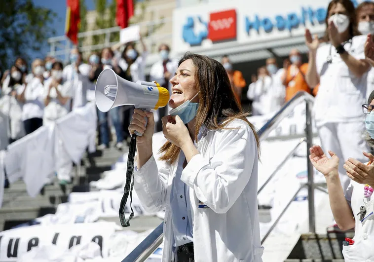 Las manifestaciones crecen empujadas por las protestas sanitarias en 2022 en Madrid