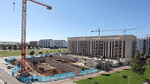Construcción de una promoción en Huerta de Santa Isabel, zona de expansión residencial de Córdoba