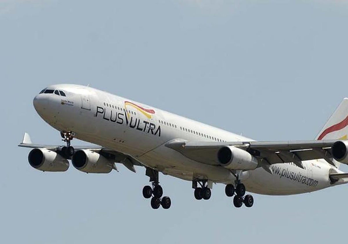 Avión de la aerolínea Plus Ultra