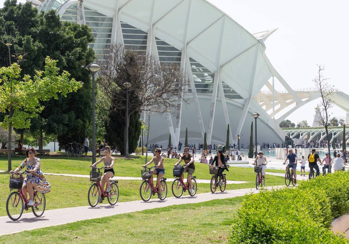 Imagen tomada en el Jardín del Turia de Valencia