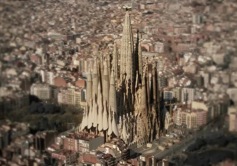 La espectacular evolución de la Sagrada Familia de Barcelona en 5 años