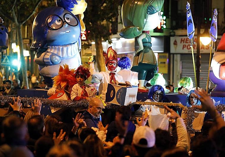 Una de las carrozas de la Cabalgata de Reyes de este año