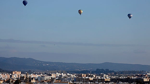 Los tres globos de los Reyes, hace dos años