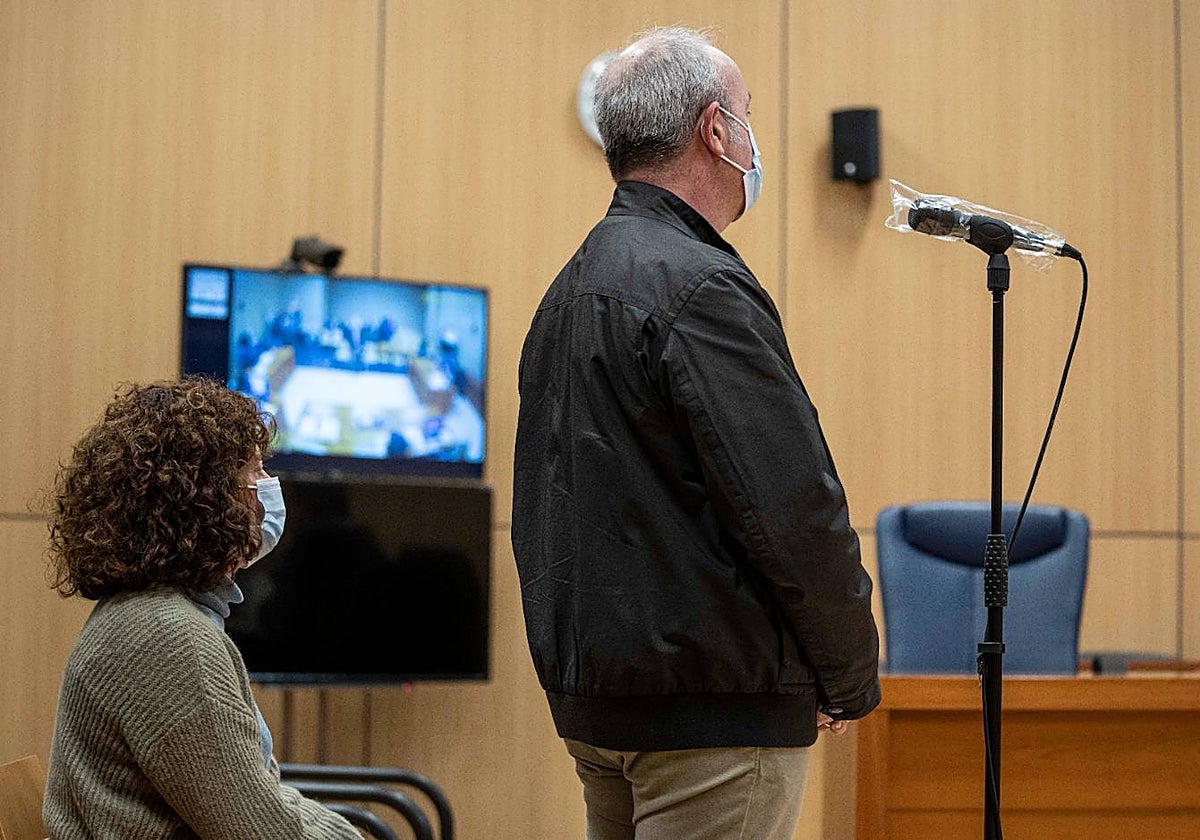 Imagen de los acusados durante el juicio celebrado este jueves en la Audiencia de Valencia