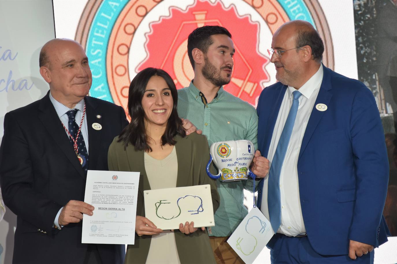 En imágenes: La entrega de los &#039;Broches de Oro 2022 &#039;de la Academia de Gastronomía de Castilla-La Mancha