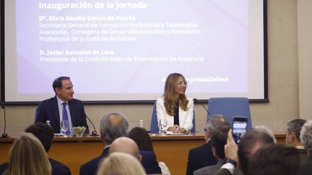 La secretaria general de FP de la Consejería de Educación, hoy en el foro de Zalima