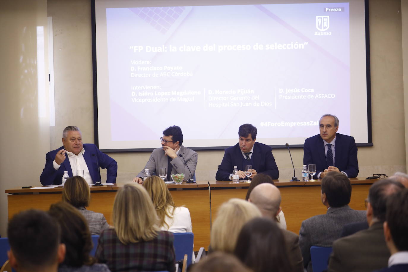 El foro sobre FP Dual de Zalima en Córdoba, en imágenes