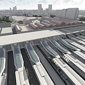 La estación de Chamartín inicia su metamorfosis y recupera el vestíbulo fantasma de los años 80