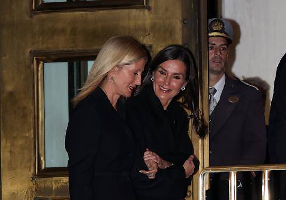 Marie Chantal junto a la Reina Letizia este domingo