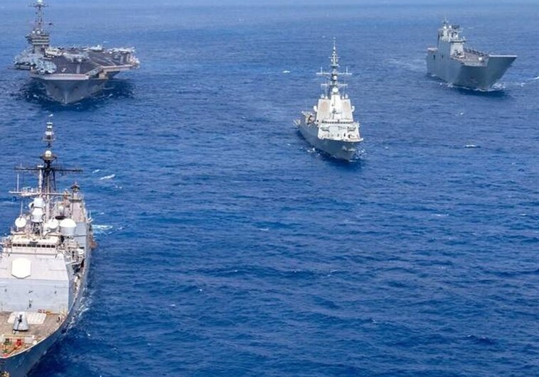 La Armada inicia un gran despliegue por el Mediterráneo para «mostrar el compromiso con la disuasión de la OTAN»