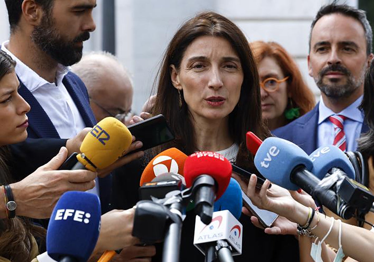 La ministra de Justicia, Pilar Llop