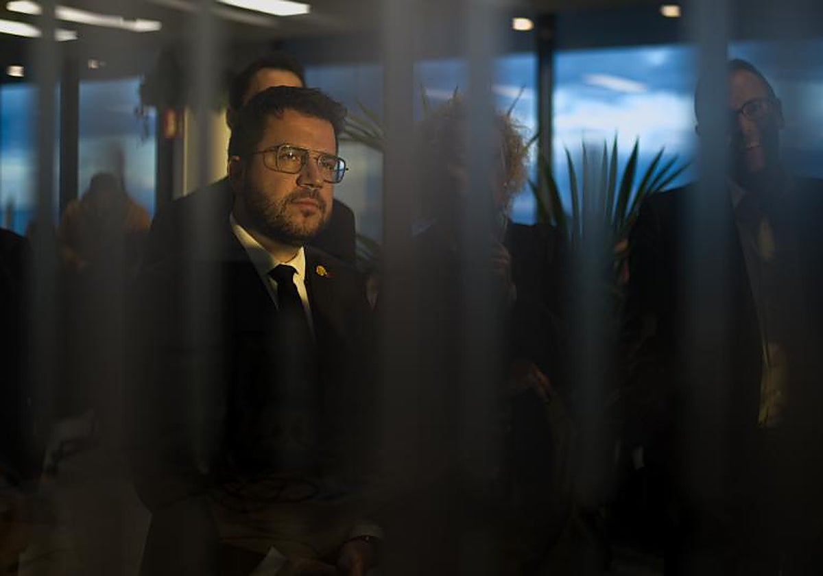 El presidente de la Generalitat, Pere Aragonès