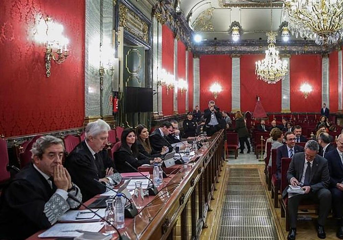 Juicio del 'procés' celebrado en el Tribunal Supremo