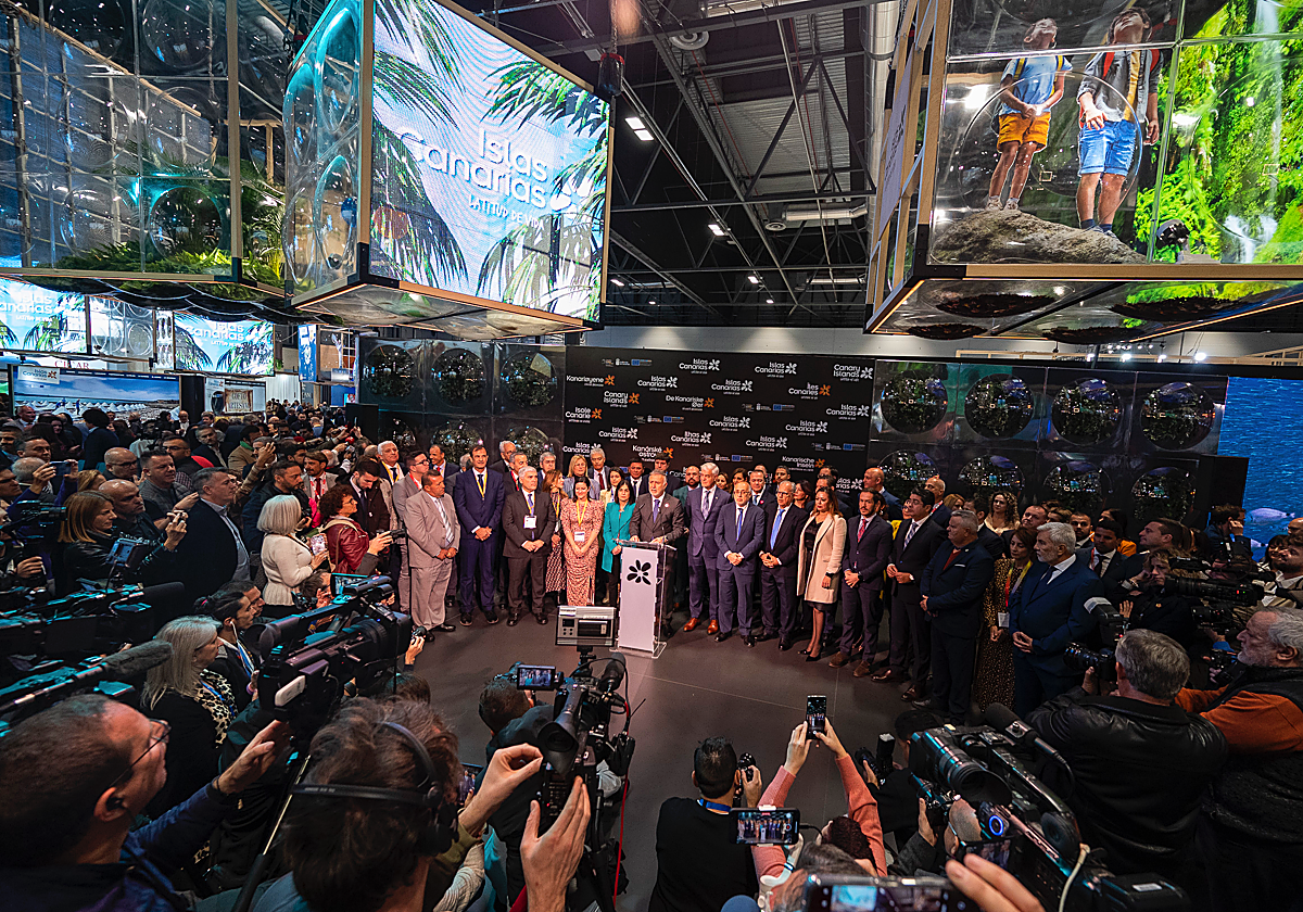 Stand de FITUR 2023 de la marca Islas Canarias