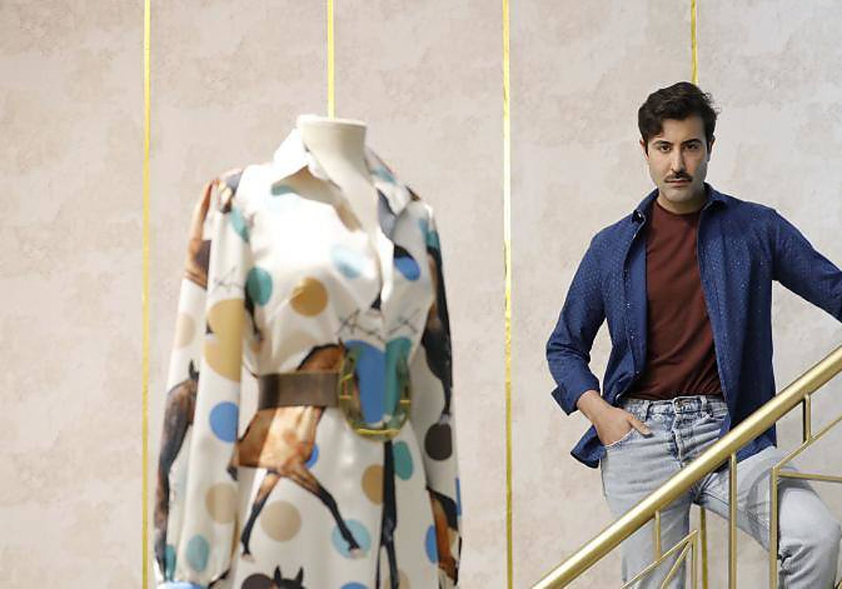 El diseñador cordobés Andrew Pocrid en una entrevista con ABC Córdoba