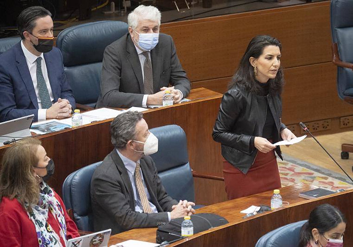 La portavoz en la Asamblea de Madrid, Rocío Monasterio