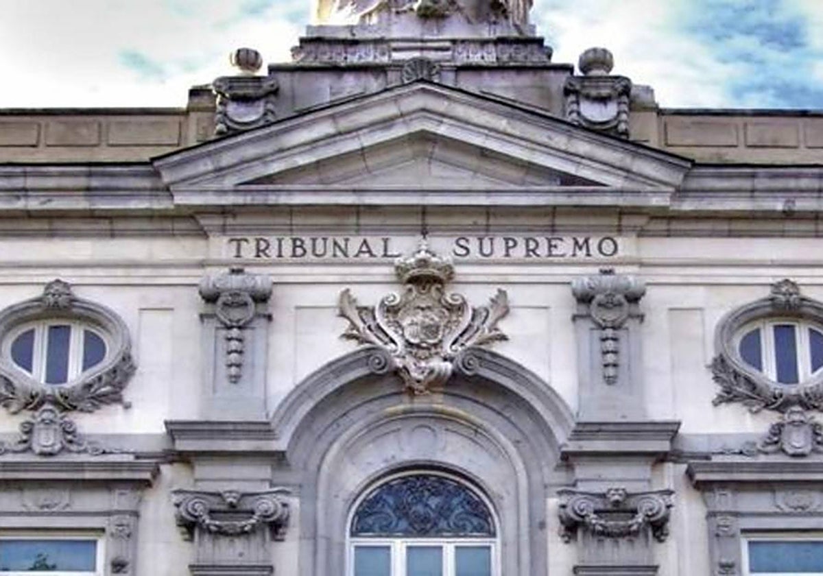 Fachada del Tribunal Supemo, en Madrid