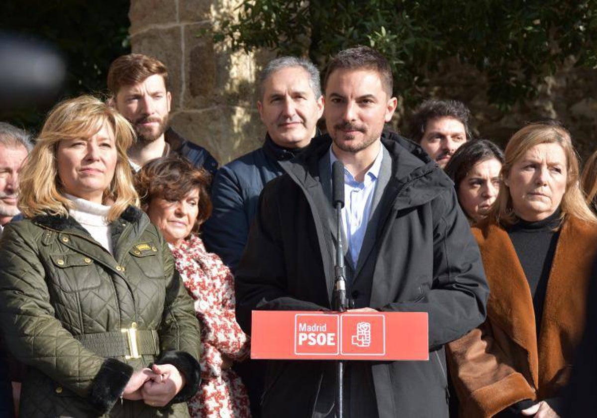 El secretario general del PSOE-M, Juan Lobato