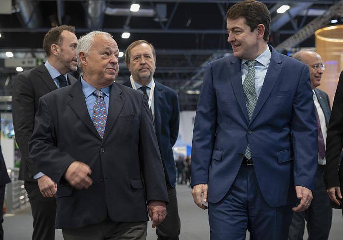 El presidente de Castillla y León, Alfonso Fernández Mañueco, en Fitur
