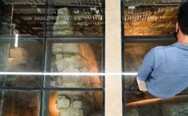 Restos prerromanos en el subsuelo de un supermercado