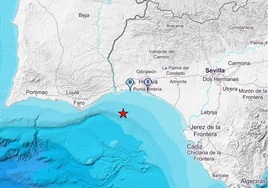 Registrado un terremoto de magnitud 3,6 frente a la costa de Huelva