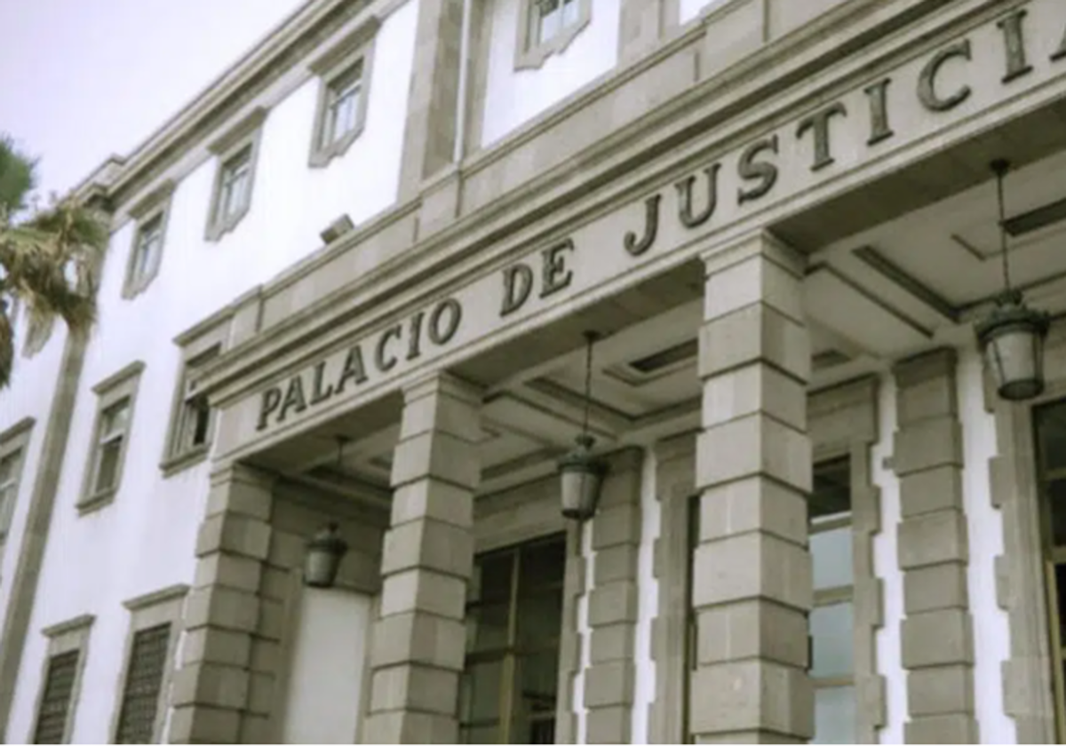 Fachada del Palacio de Justicia de Las Palmas