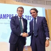 Aznar aplaude el plan de Feijóo y celebra la crítica al Gobierno de Rajoy por posponer reformas clave