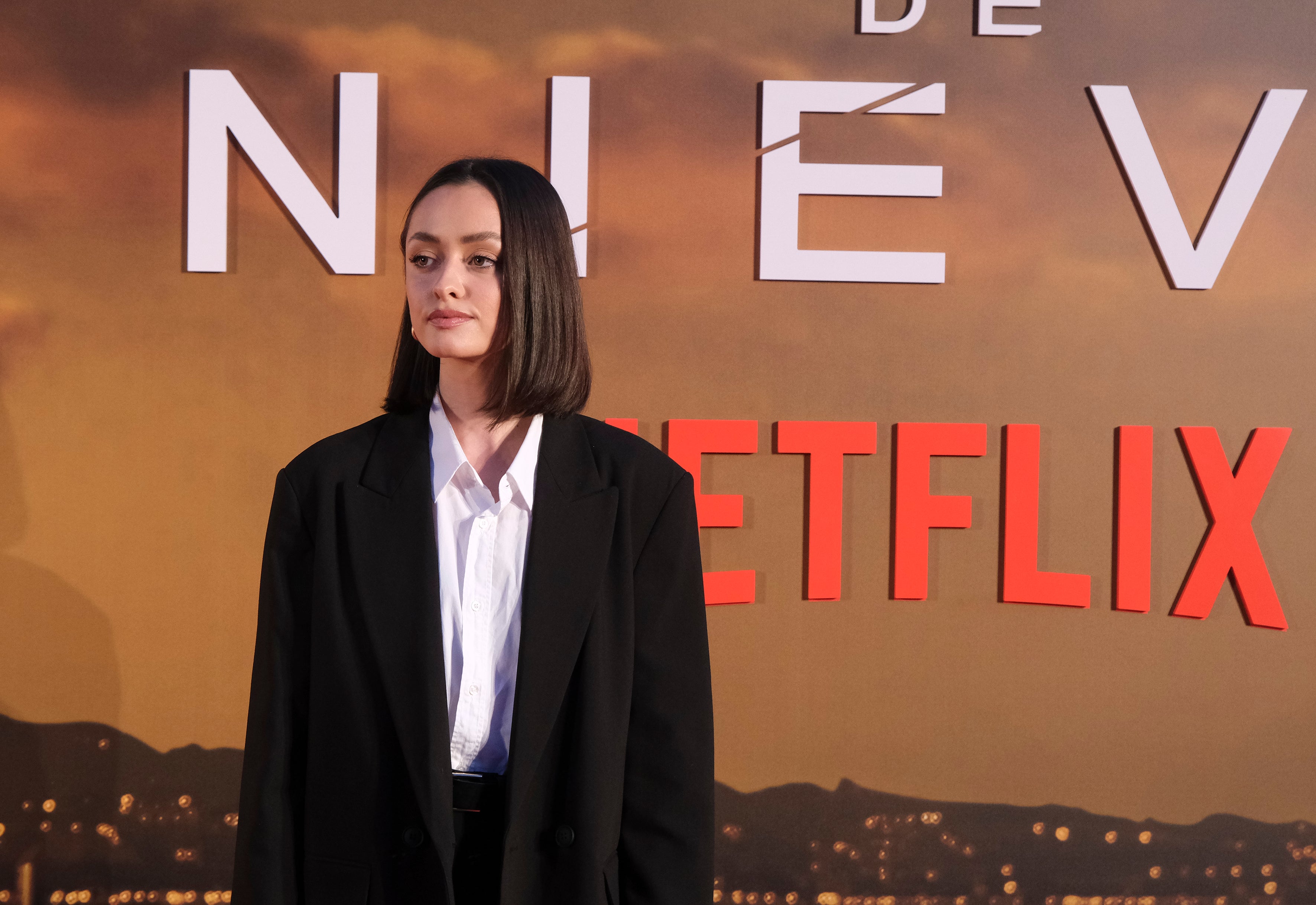 En imágenes, el estreno en Málaga de la nueva serie de Netflix &#039;La chica de nieve&#039;