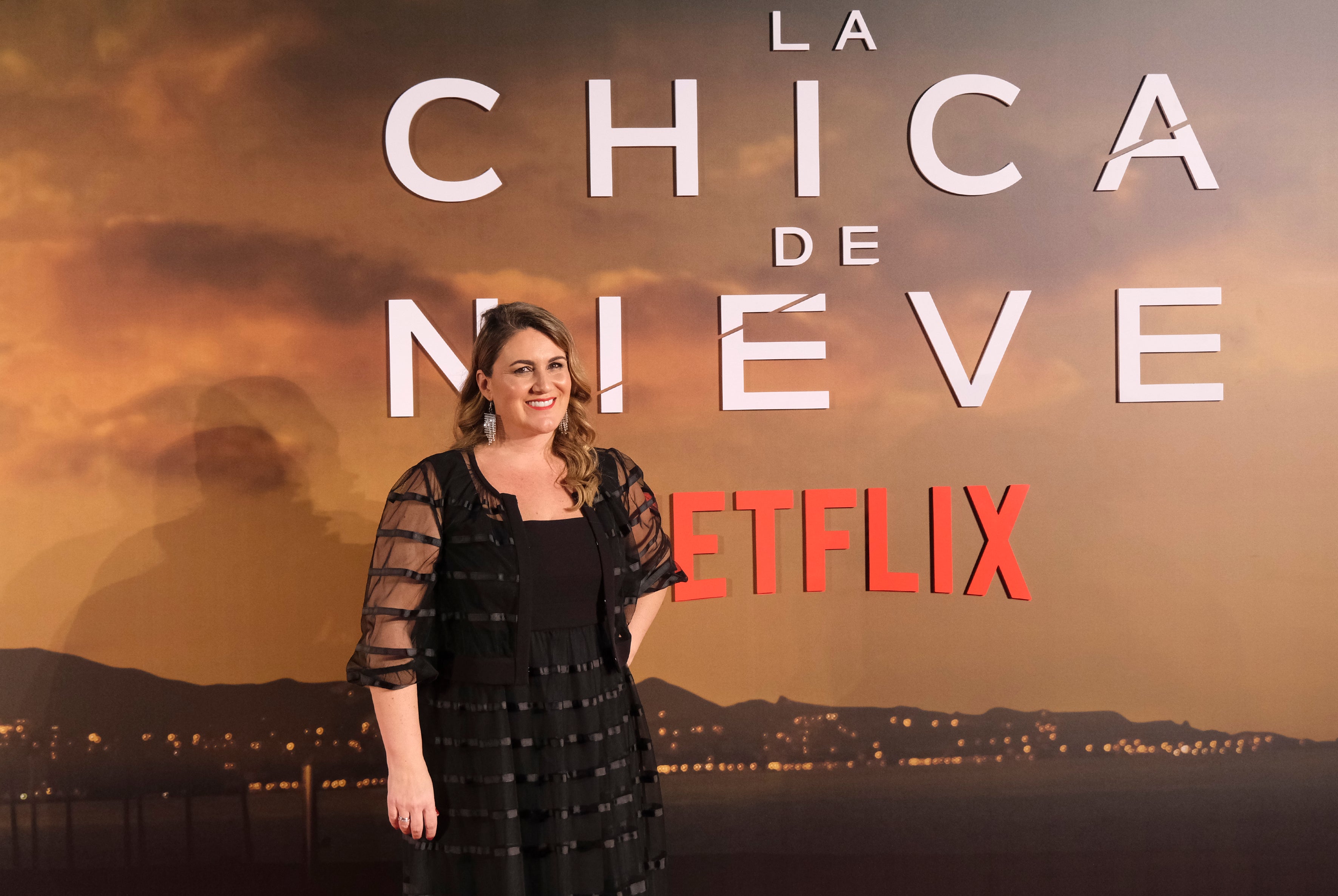 En imágenes, el estreno en Málaga de la nueva serie de Netflix &#039;La chica de nieve&#039;