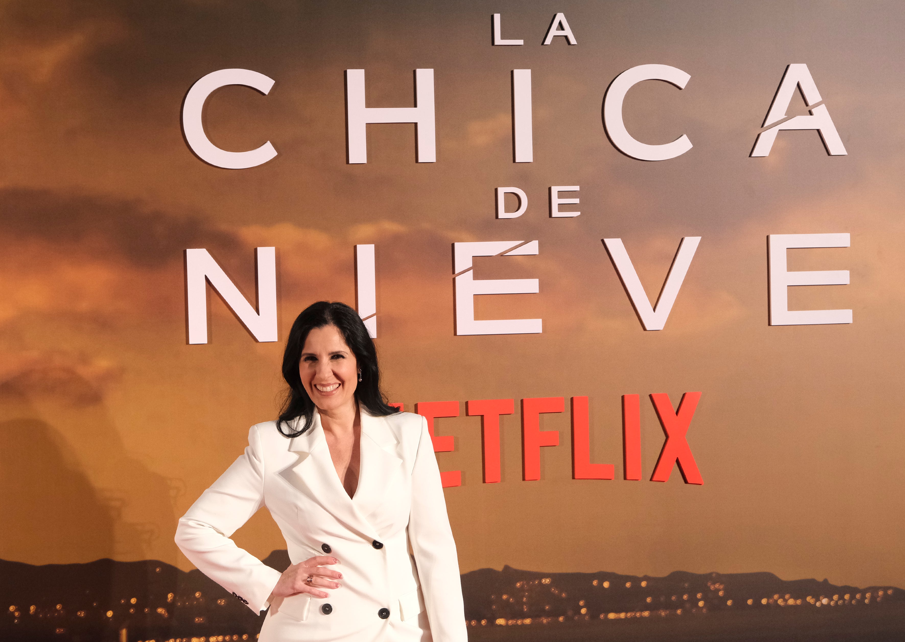 En imágenes, el estreno en Málaga de la nueva serie de Netflix &#039;La chica de nieve&#039;