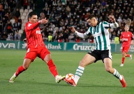 Los números de Adrián Fuentes en su despedida con el Córdoba CF