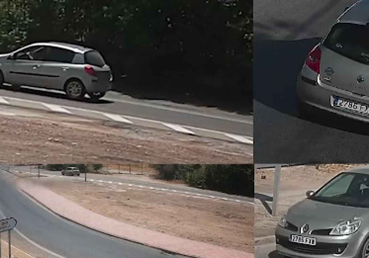 Imágenes del coche de Juan Miguel difundidas por la Guardia Civil