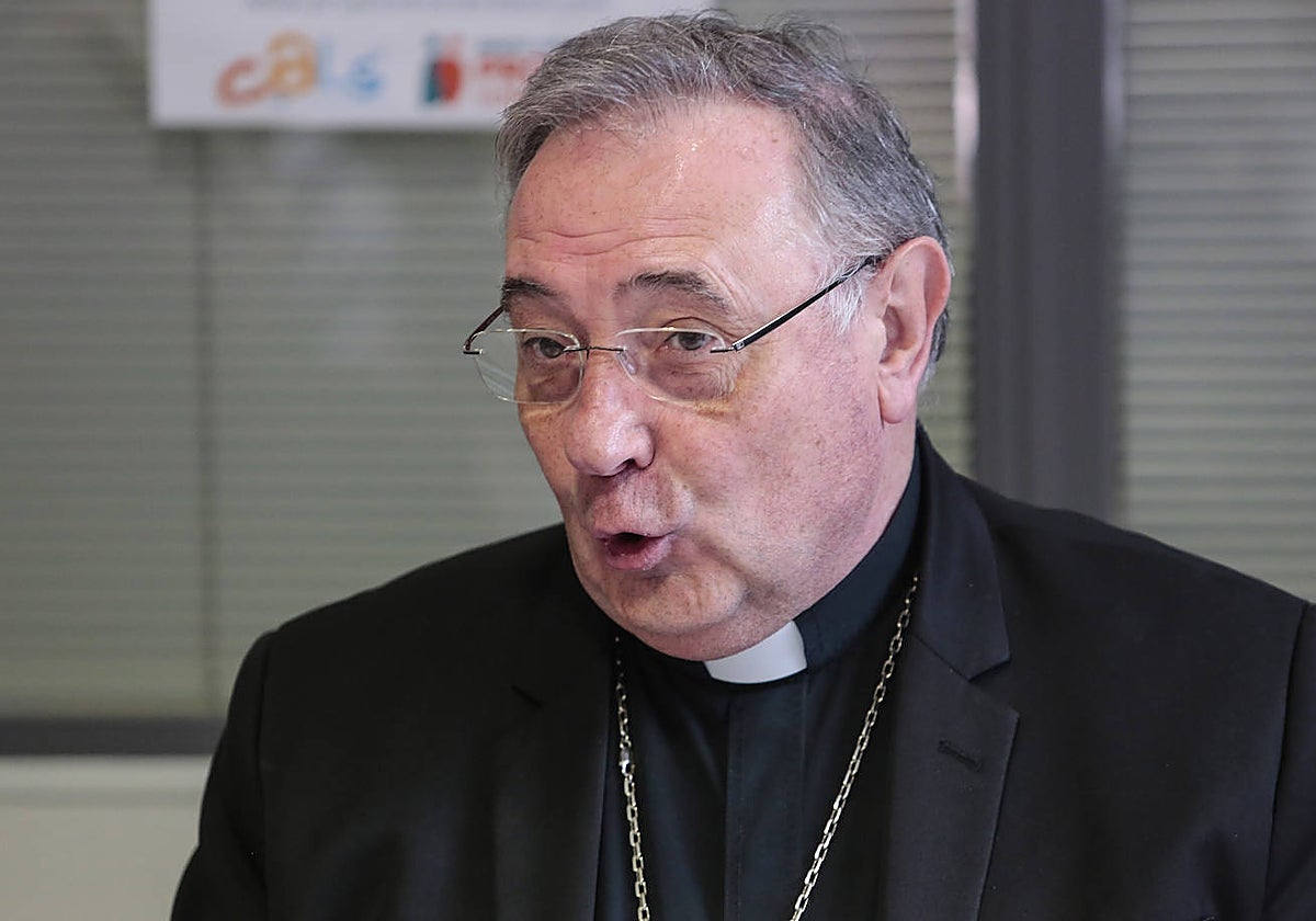 El obispo de León, Luis Ángel de la Heras, en una reciente imagen de archivo