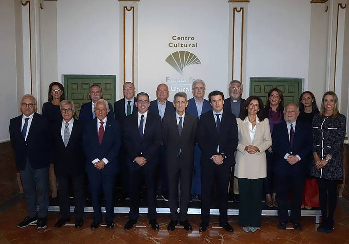 El patronato de la Fundación Unicaja, en una de sus últimas reuniones