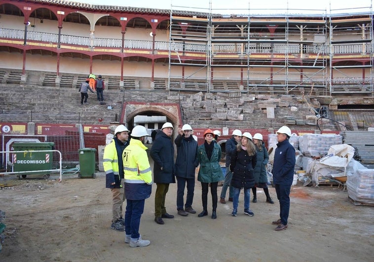 La rehabilitación integral de la Plaza de Toros de Ciudad Real avanza a buen ritmo