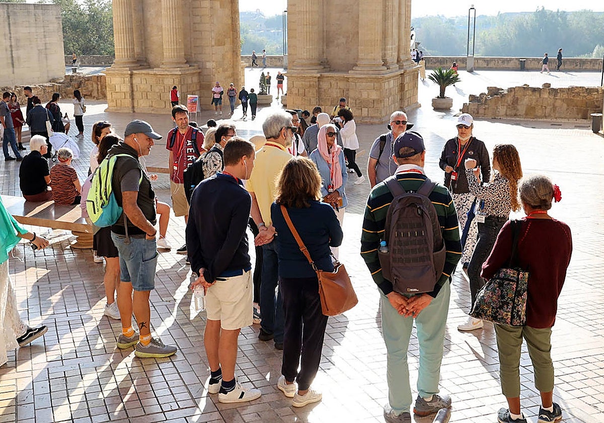 Turistas en el centro de Córdoba