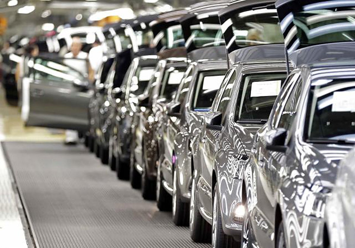 Imagen de archivo de una fábrica de Volkswagen en España