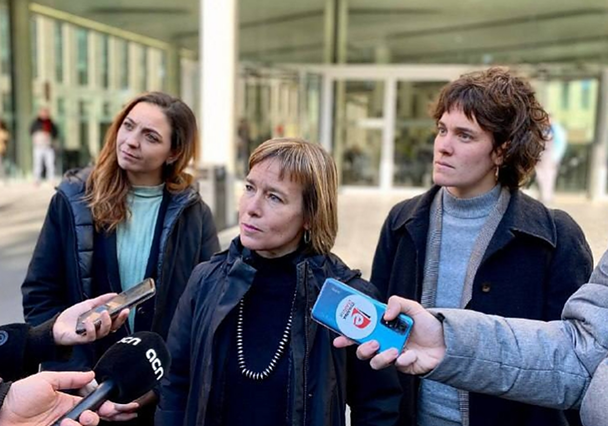 La abogada Laia Serra, tras presentar la querella en Barcelona