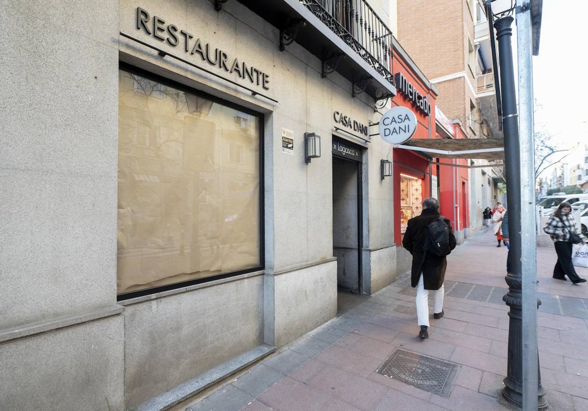 Restaurante de Casa Dani, cerrado