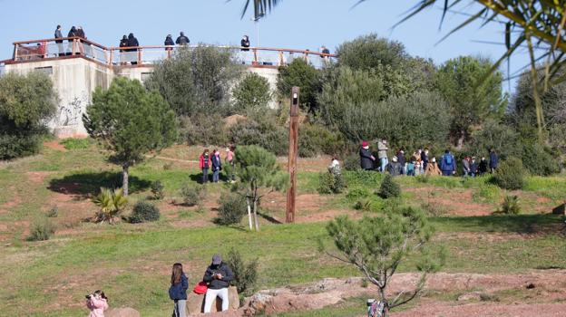 Interior del Parque de la Asomadilla que tendrá un nuevo acceso norte
