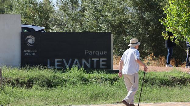 Entrada al Parque de Levante en la fase ya ejecutada