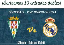 ABC Córdoba te regala diez entradas dobles para el Córdoba CF - Real Madrid Castilla del sábado 11