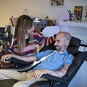Jordi Sabaté: «Pedimos asistencia 24 horas para evitar la muerte de los enfermos de ELA por obligación»
