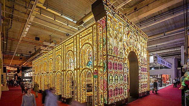 Imagen del stand de Ilmex en Christmasworld, feria de la Navidad que se celebra en Frankfurt