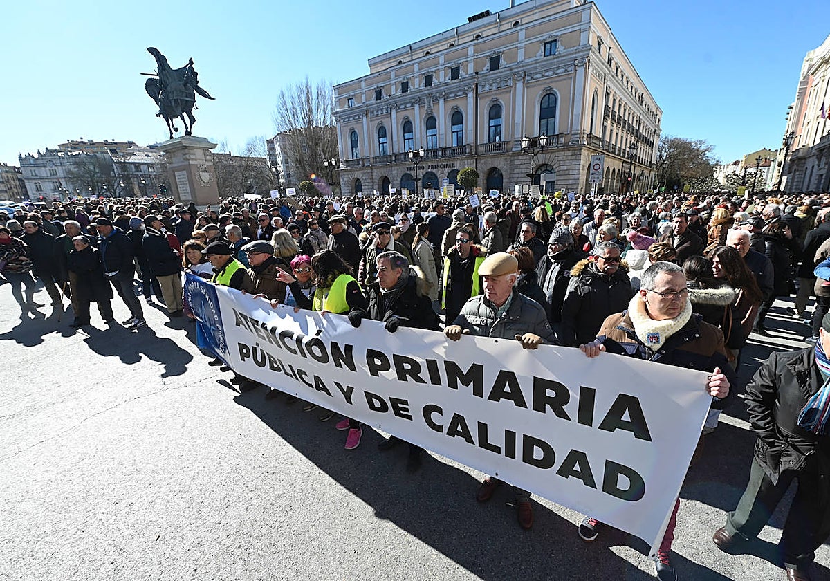 Manifestación, este domingo en Burgos, convocada por la Plataforma por la Sanidad Pública