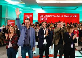 Pedro Sánchez llega a Málaga en Falcon desde los Goya y pide acabar con «el festín para los de arriba»